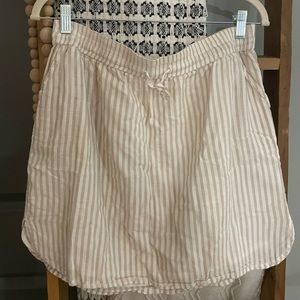 Urban outfitters pinstripe skirt